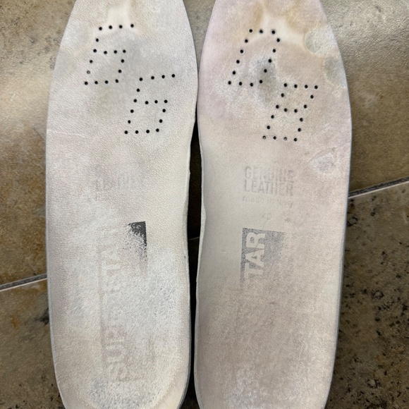 GOLDEN GOOSE SUPERSTAR PINK GOLD SIZE 40 GOLD LACES - Picture 11 of 11